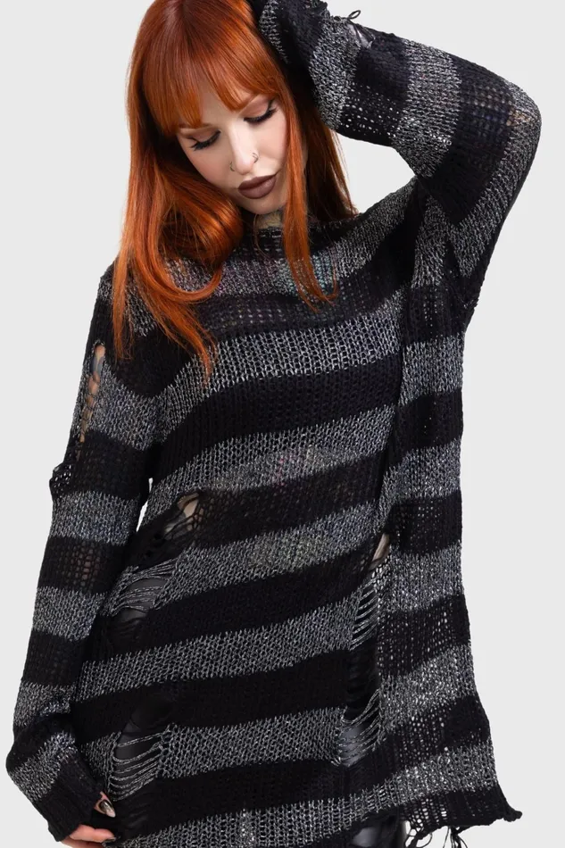 Women Sweaters Killstar Abyss Knit Sweater