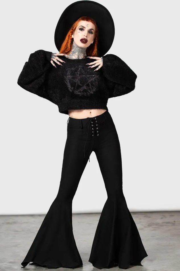 Women Sweaters Killstar Winter Spirit Knit Sweater
