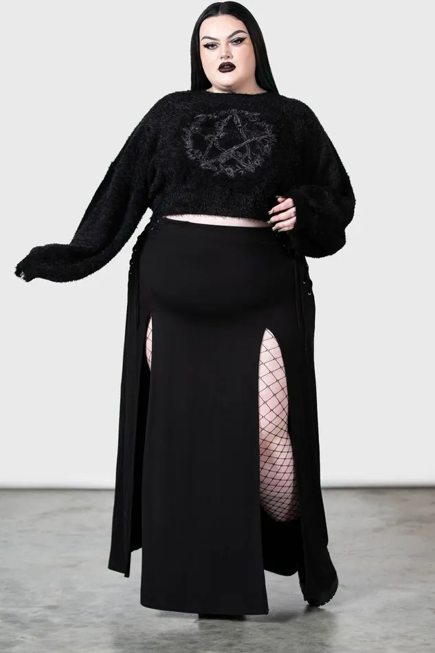 Women Sweaters Killstar Winter Spirit Knit Sweater