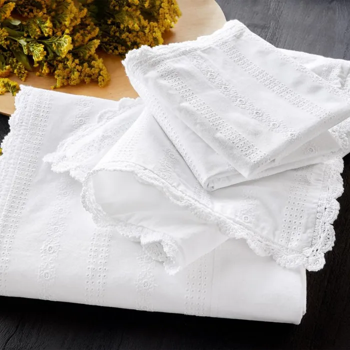 Women Sweet Simplicity Sheet Set White Sundance Catalog Bedding and Bath Women Sweet Simplicity Sheet Set White Sundance Catalog Bedding and Bath
