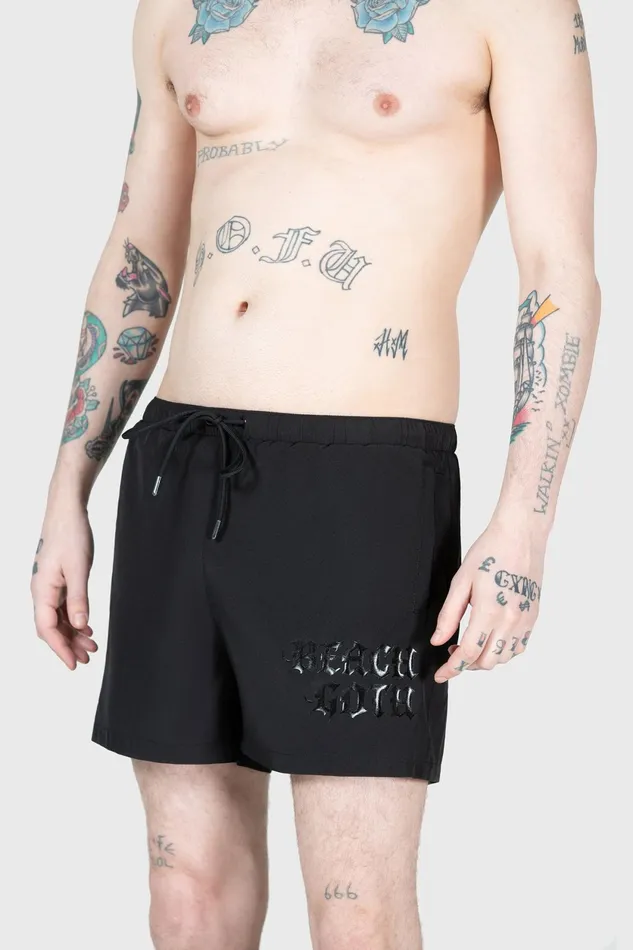 Women Swim Killstar Dive Into Hell Swim Shorts