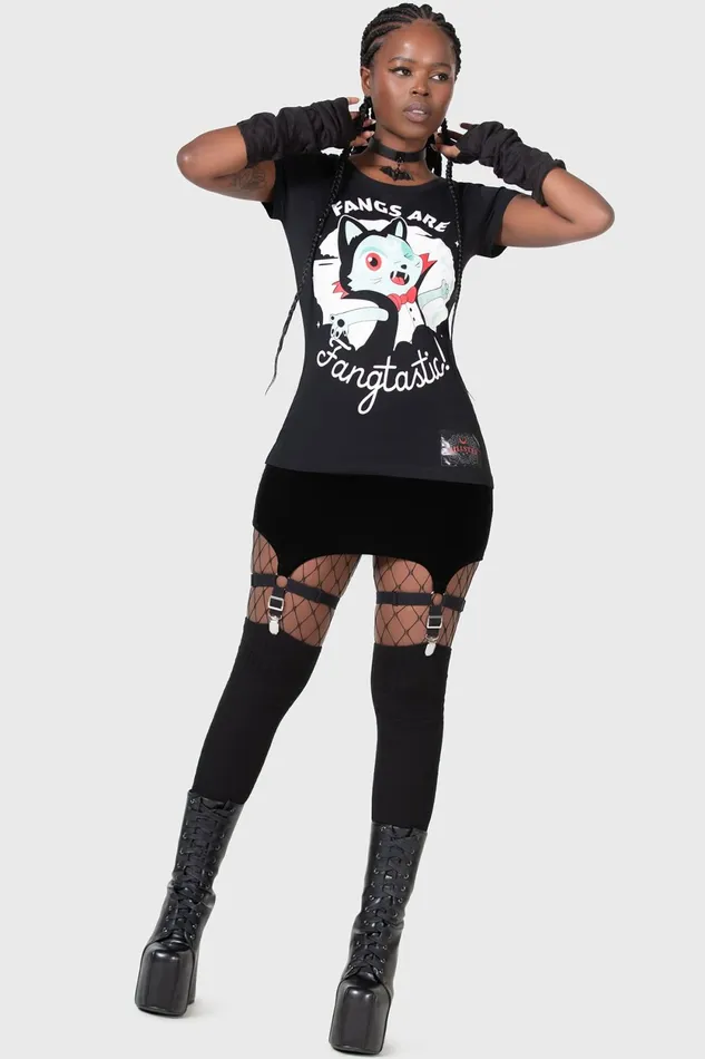 Women TShirts and Vests Killstar Fangtasy Top