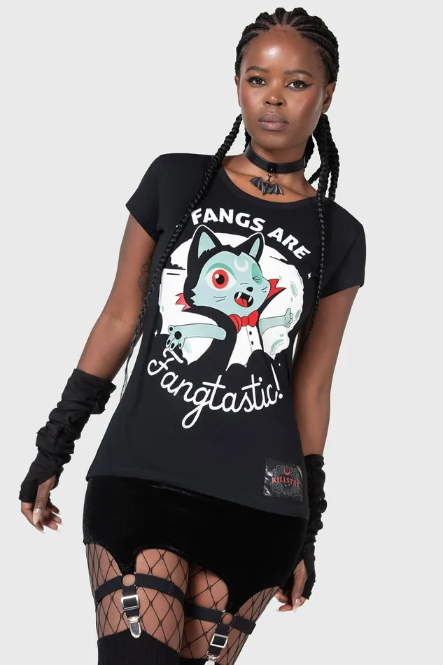 Women TShirts and Vests Killstar Fangtasy Top