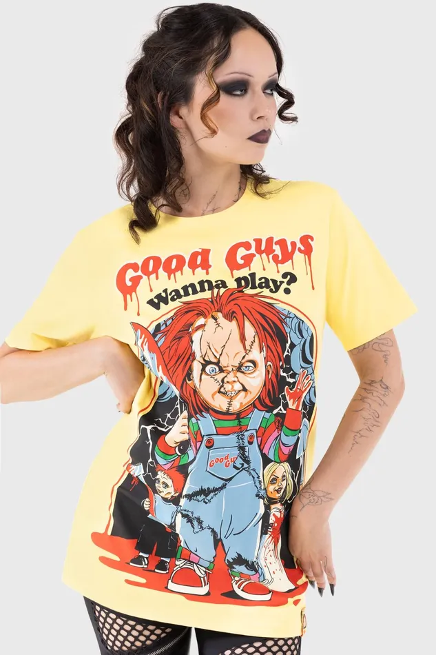 Women TShirts and Vests Killstar Play Pals Toys TShirt