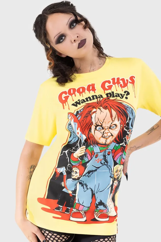 Women TShirts and Vests Killstar Play Pals Toys TShirt
