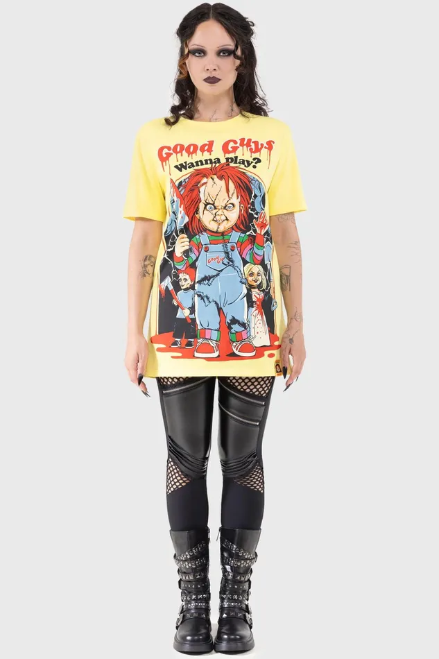 Women TShirts and Vests Killstar Play Pals Toys TShirt