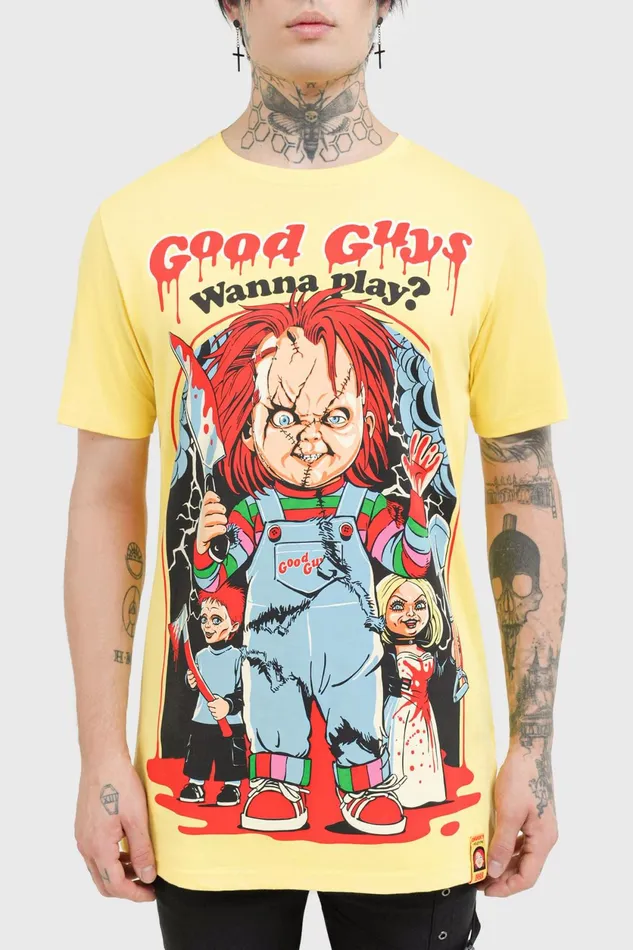Women TShirts and Vests Killstar Play Pals Toys TShirt