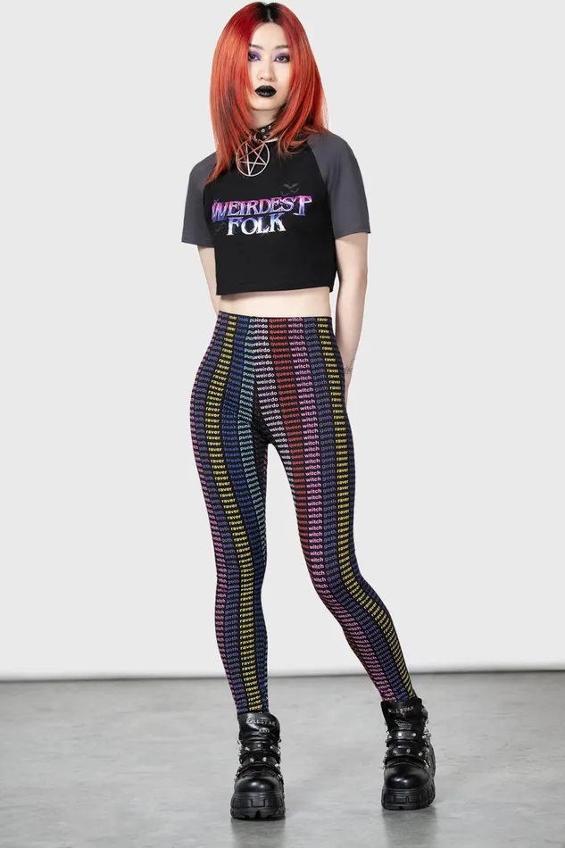 Women TShirts and Vests Killstar Weirdest Folk Shrunken TShirt