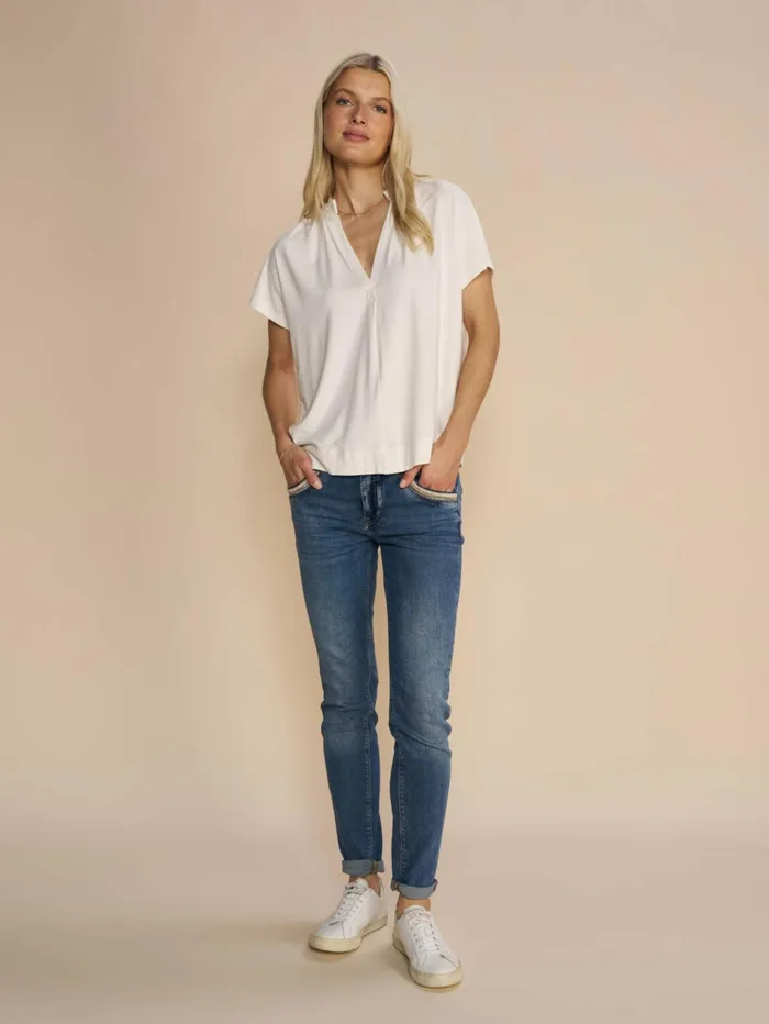 Women Tees MOS MOSH MMShira Tee Ecru