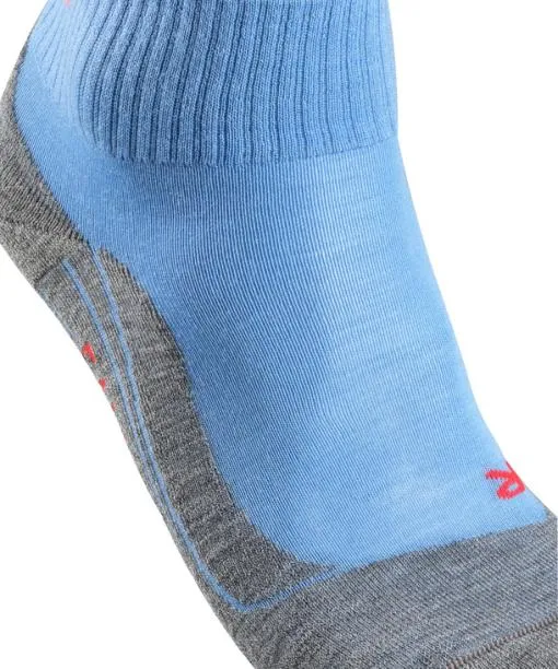 Women TK5 Wander Short Women Trekking Short Sock Blue Note FALKE Hiking Socks