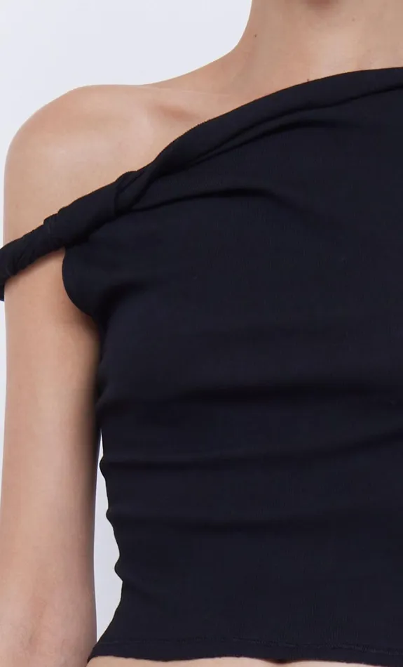 Women Tops Bec Bridge AKACIA TWIST TOP Black