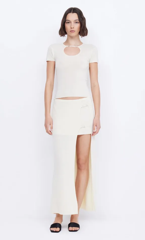 Women Tops Bec Bridge CASPIAN KNIT TOP Milk