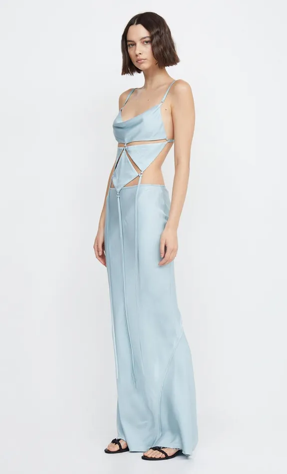 Women Tops Bec Bridge DIAMOND DAYS STRAP CROPPED TOP Cloud Blue