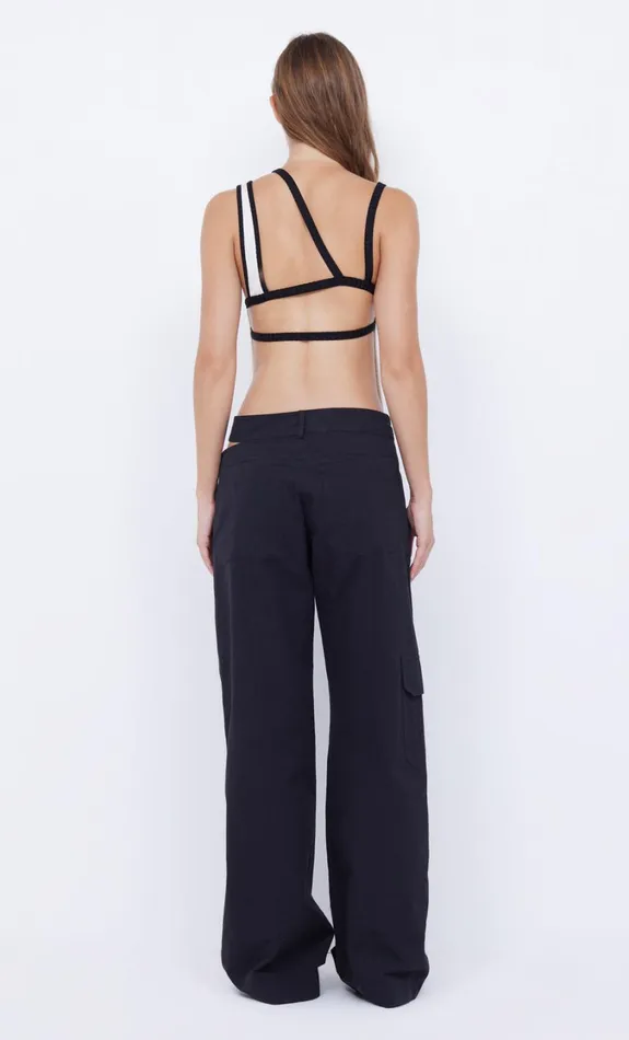 Women Tops Bec Bridge HARI BACKLESS TOP Ivoryblack