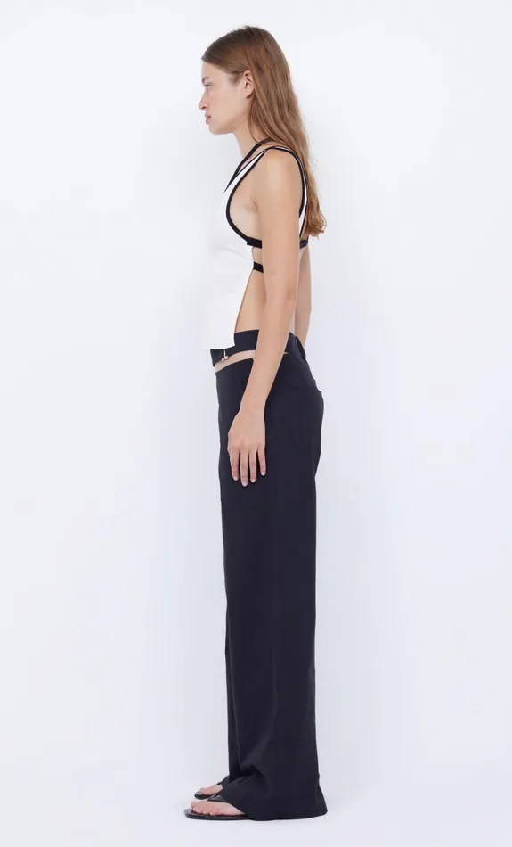 Women Tops Bec Bridge HARI BACKLESS TOP Ivoryblack