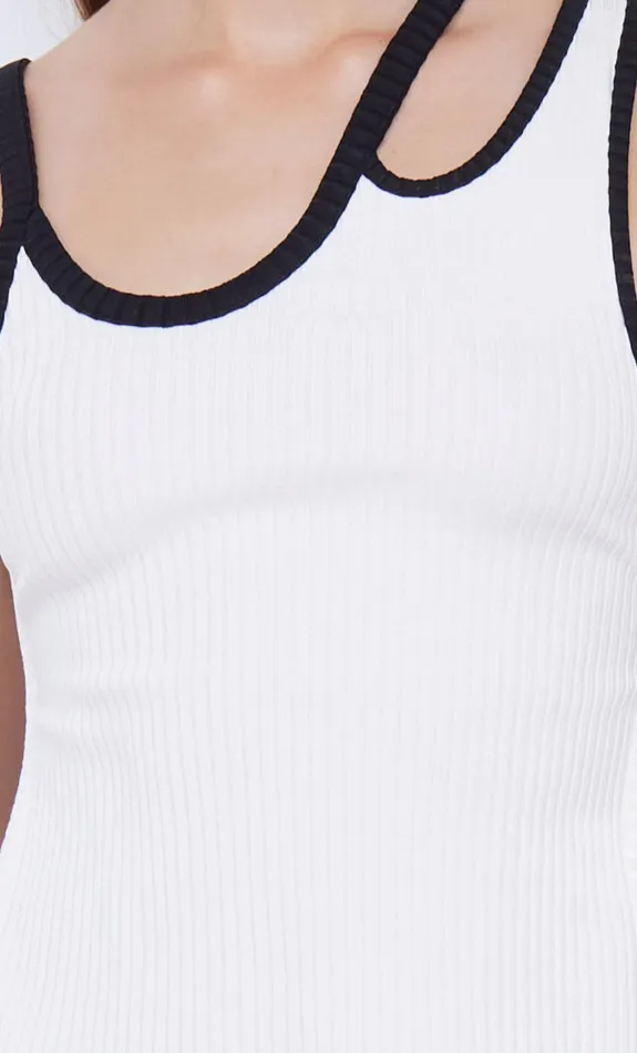 Women Tops Bec Bridge HARI BACKLESS TOP Ivoryblack