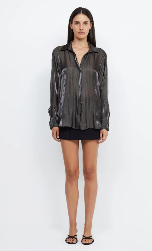 Women Tops Bec Bridge MONICA SHIRT Graphite
