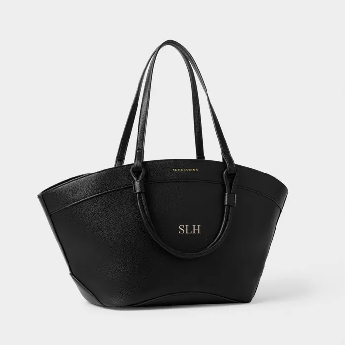 Women Tote Bags Katie Loxton Asha Tote Bag In Black 8211 Vegan Leather