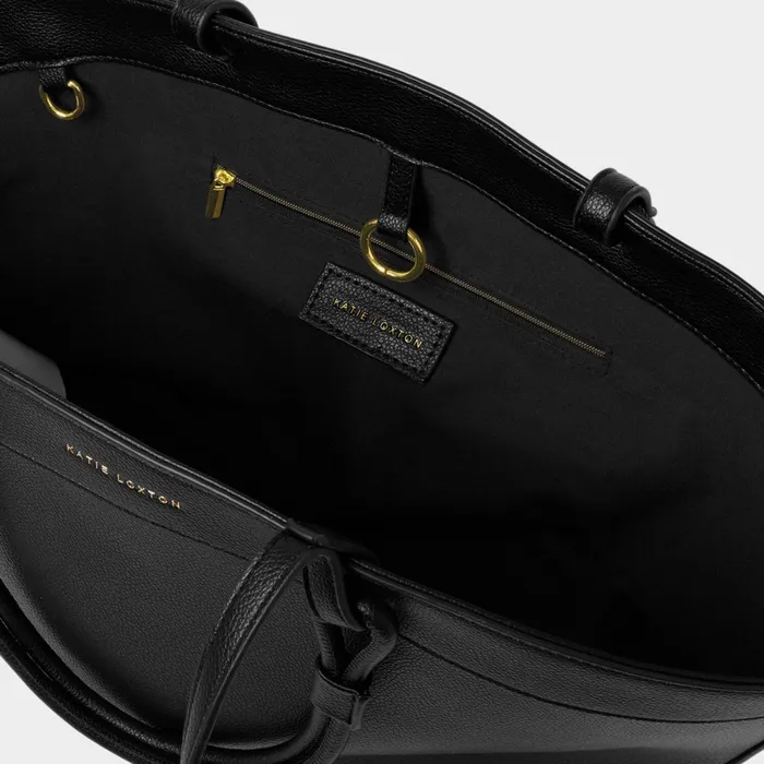 Women Tote Bags Katie Loxton Asha Tote Bag In Black 8211 Vegan Leather