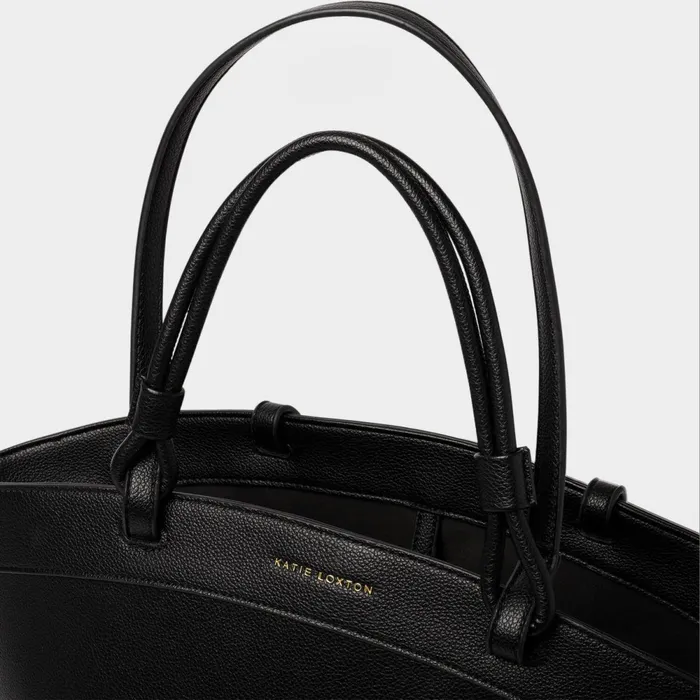 Women Tote Bags Katie Loxton Asha Tote Bag In Black 8211 Vegan Leather