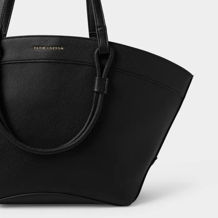Women Tote Bags Katie Loxton Asha Tote Bag In Black 8211 Vegan Leather