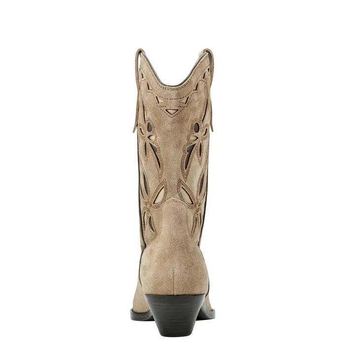 Women Trista Western Boot Natural Suede Marc Fisher Boots and Booties
