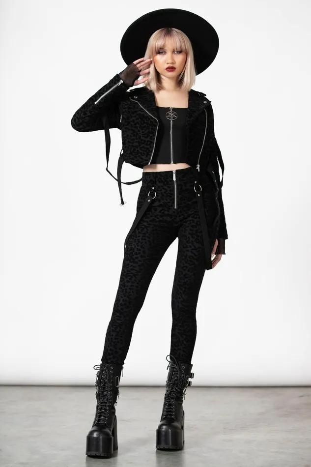 Women Trousers and Jeans Killstar Hellcat Zip Trousers