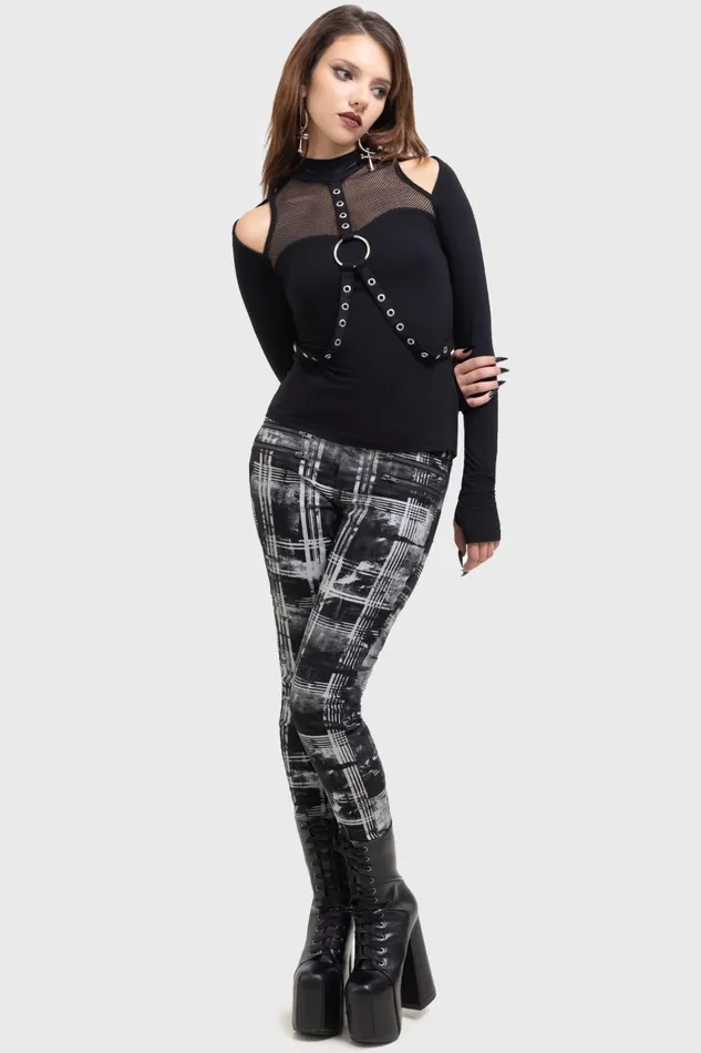Women Trousers and Jeans Killstar Stormcloud Trousers