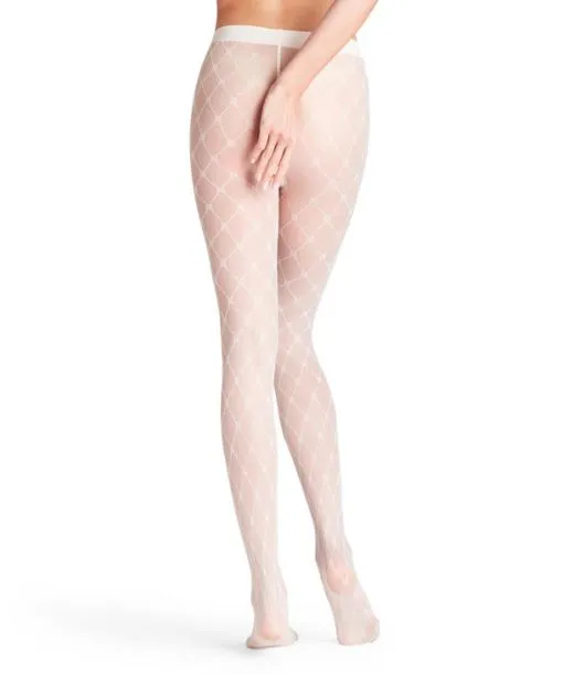 Women Twisted Story 20 DEN Women Tights Champagne FALKE Patterned Tights