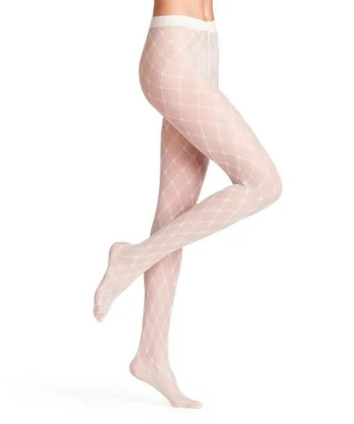Women Twisted Story 20 DEN Women Tights Champagne FALKE Patterned Tights