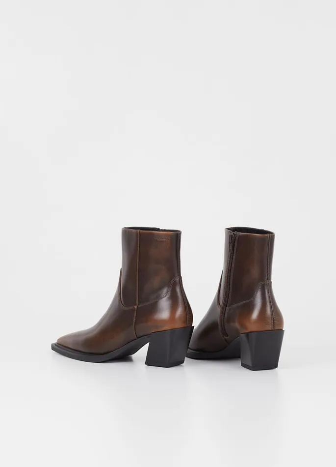 Women Vagabond Boots ALINA BOOTS Brown Brushoff Leather