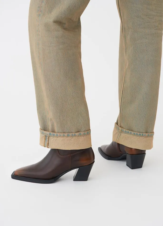 Women Vagabond Boots ALINA BOOTS Brown Brushoff Leather