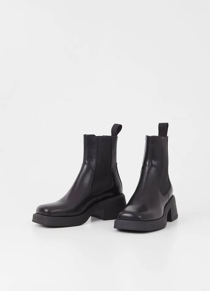 Women Vagabond Boots DORAH BOOTS Black Leather