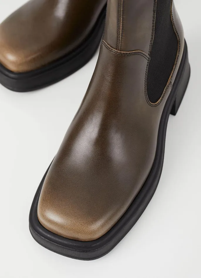 Women Vagabond Boots DORAH BOOTS Brown Brushoff Leather