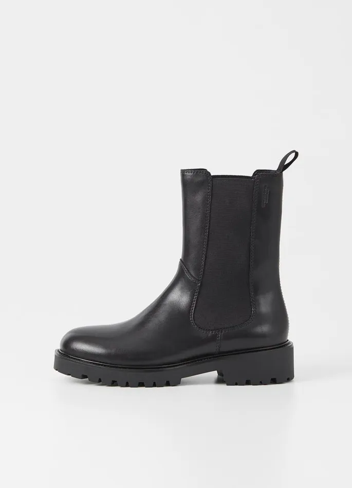 Women Vagabond Boots KENOVA BOOTS Black Leather