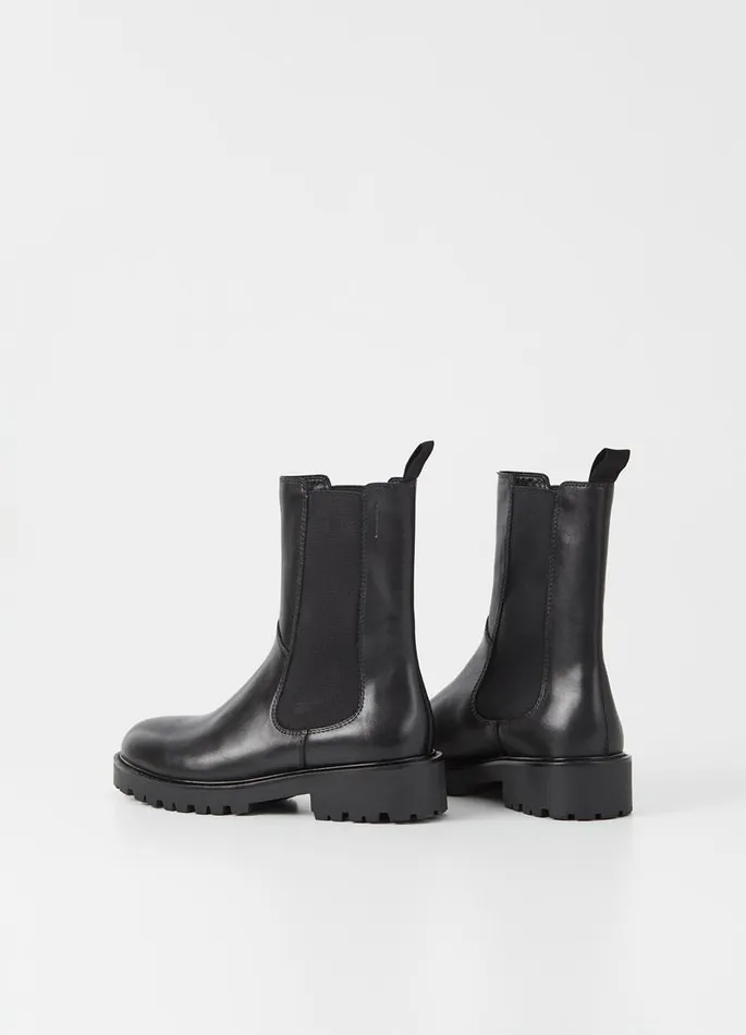 Women Vagabond Boots KENOVA BOOTS Black Leather