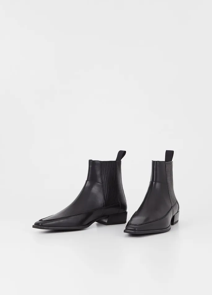 Women Vagabond Boots NELLA BOOTS Black Leather