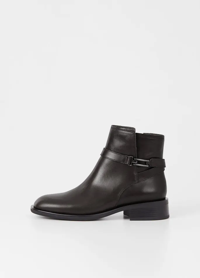 Women Vagabond Boots SHEILA BOOTS Black Leather