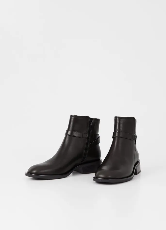 Women Vagabond Boots SHEILA BOOTS Black Leather