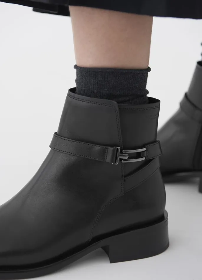 Women Vagabond Boots SHEILA BOOTS Black Leather