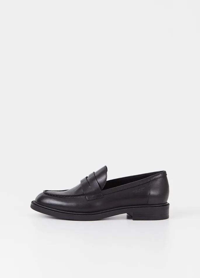 Women Vagabond Loafers AMINA LOAFER Black Leather