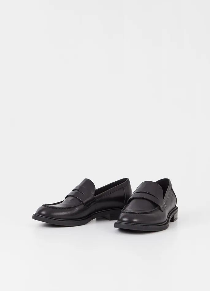 Women Vagabond Loafers AMINA LOAFER Black Leather