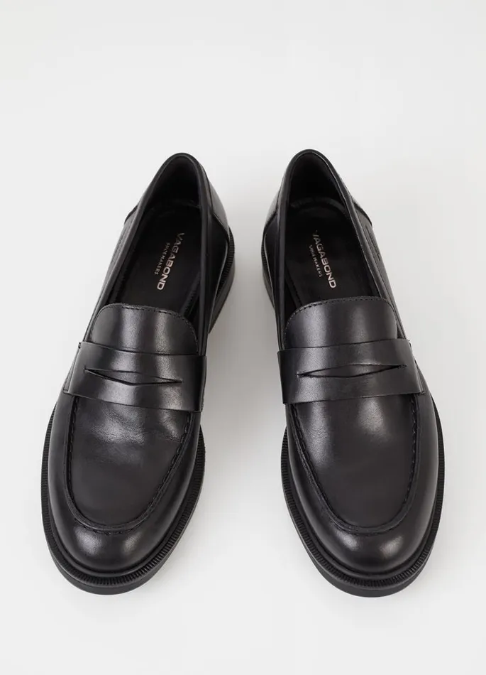 Women Vagabond Loafers AMINA LOAFER Black Leather