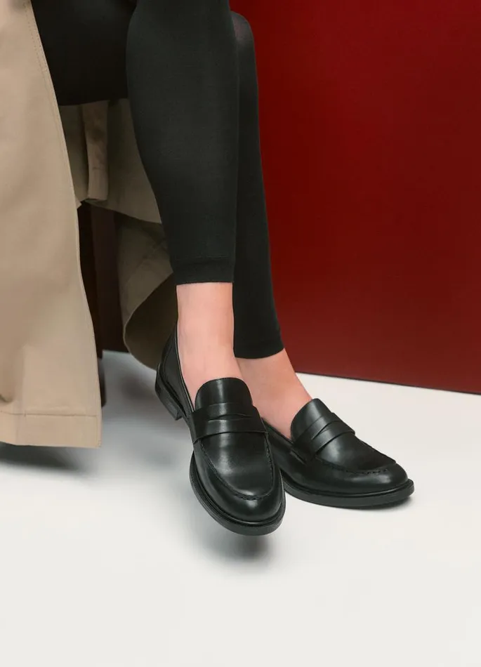 Women Vagabond Loafers AMINA LOAFER Black Leather