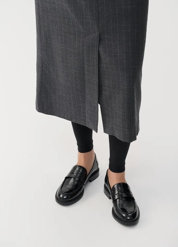 Women Vagabond Loafers AMINA LOAFER Black Patent Leather