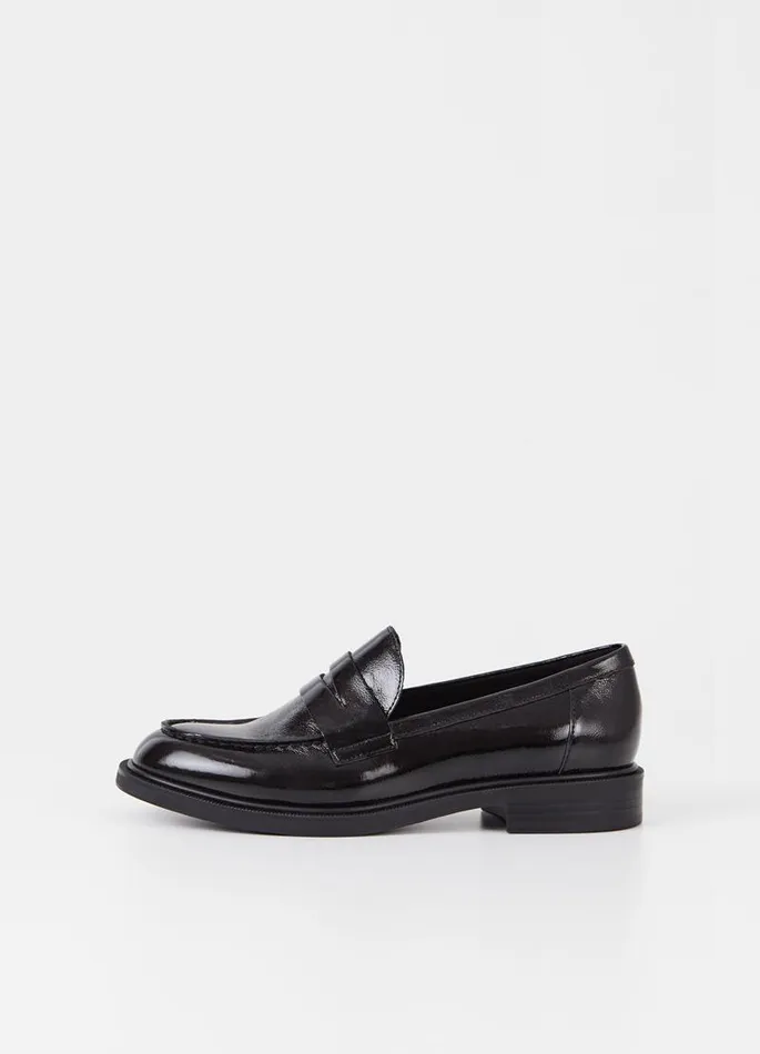 Women Vagabond Loafers AMINA LOAFER Black Patent Leather
