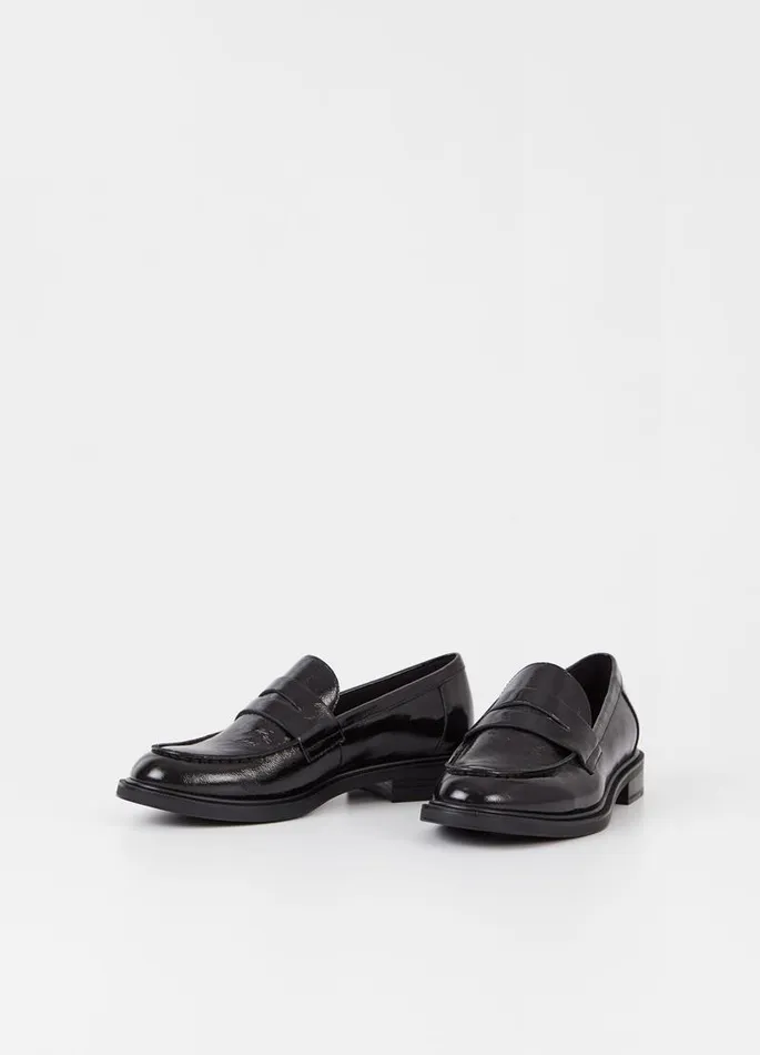 Women Vagabond Loafers AMINA LOAFER Black Patent Leather
