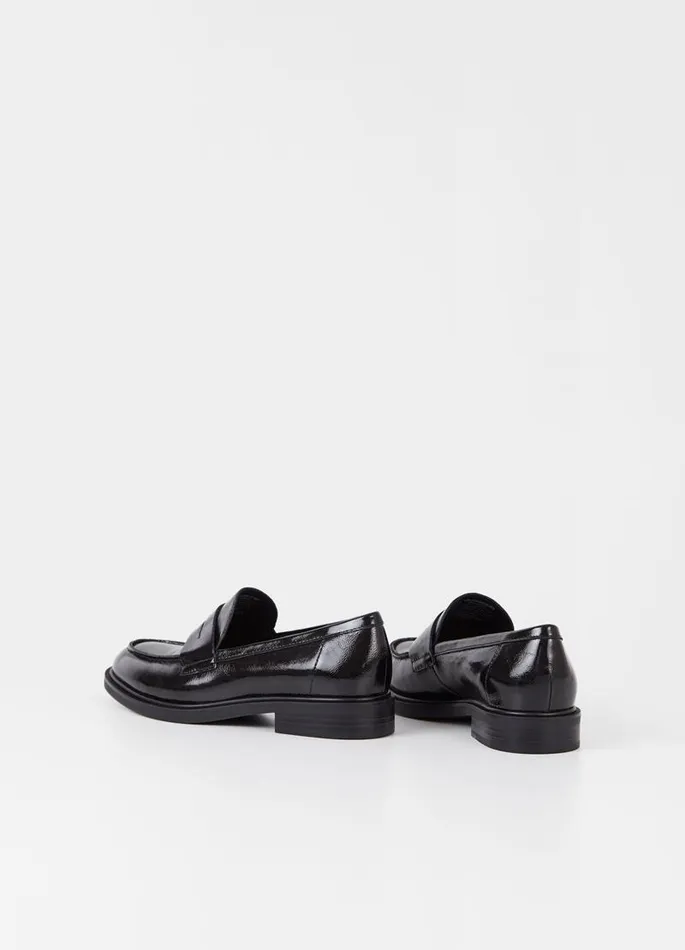 Women Vagabond Loafers AMINA LOAFER Black Patent Leather