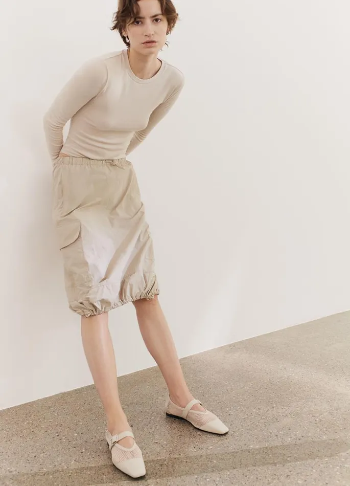 Women Vagabond Mary Janes WIOLETTA SHOES Offwhite Leathermesh