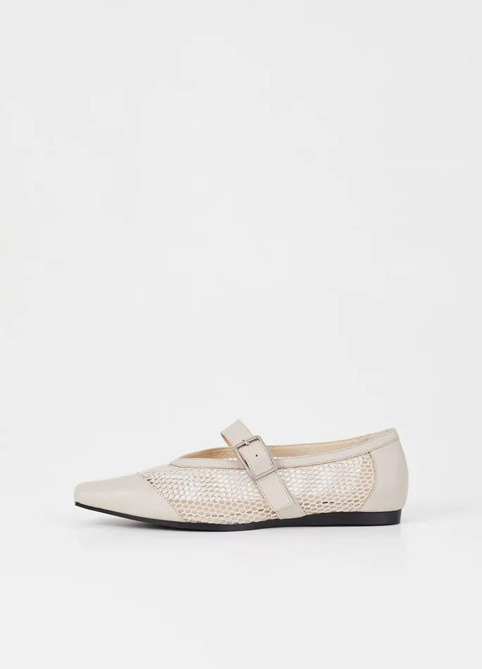 Women Vagabond Mary Janes WIOLETTA SHOES Offwhite Leathermesh